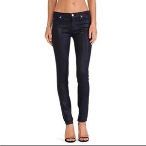 Hudson jeans Krista super skinny coated size 29, Navy